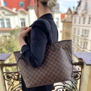 Authentic Louis Vuitton neverfull mm damier ebene